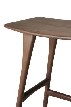 Taburete alto Osso Counter 67 cm, Lackad teak brown