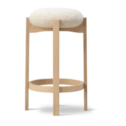 Taburete alto Pioneer , Zero 0001 - roble lacado