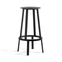 Taburete alto Revolver, Black, high