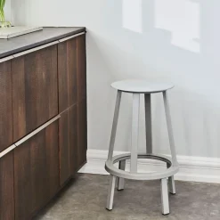 Taburete alto Revolver, Black, high