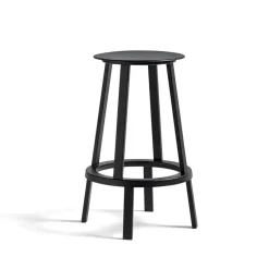 Taburete alto Revolver, Black, low