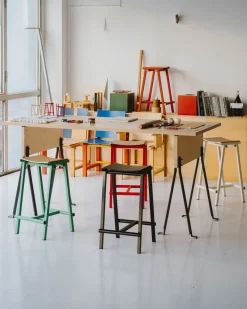 Taburete alto Taburete 8, 75 cm, Signal red