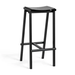 Taburete alto Taburete 8, 75 cm, Negro