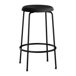 Taburete alto Taburett, Negro, 63 cm