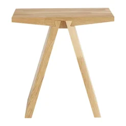 Taburete Angle 45x45x29 cm, Roble