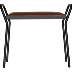 Taburete Anyone, Negro-coñac vintage