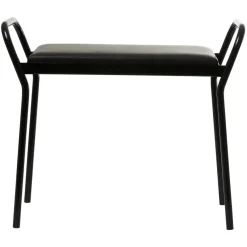 Taburete Anyone, Negro-cuero negro