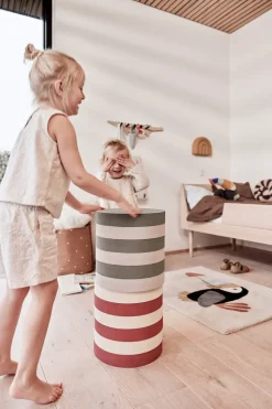 Taburete apilable Iro, Olive-clay