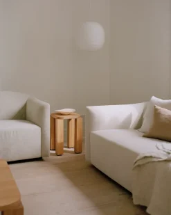 Taburete Atlas, Natural Oak