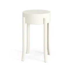 Taburete Avavick, Abedul-beige pink