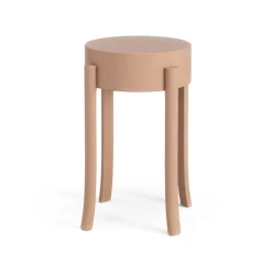 Taburete Avavick, Abedul-beige pink