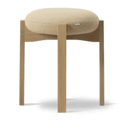 Taburete bajo Pioneer, Vidar 323‑ roble lacado