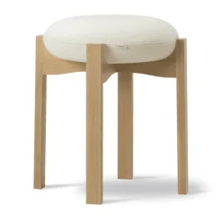 Taburete bajo Pioneer, Vidar 0106 - roble lacado