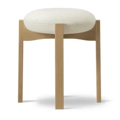 Taburete bajo Pioneer, Vidar 0106 - roble lacado