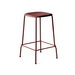 Taburete bajo Soft Edge 30, fall red, fall red estructura de acero