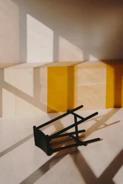 Taburete bajo Taburete 8, 65 cm, Negro