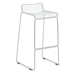 Taburete bar Hee High 75 cm, Galvanized
