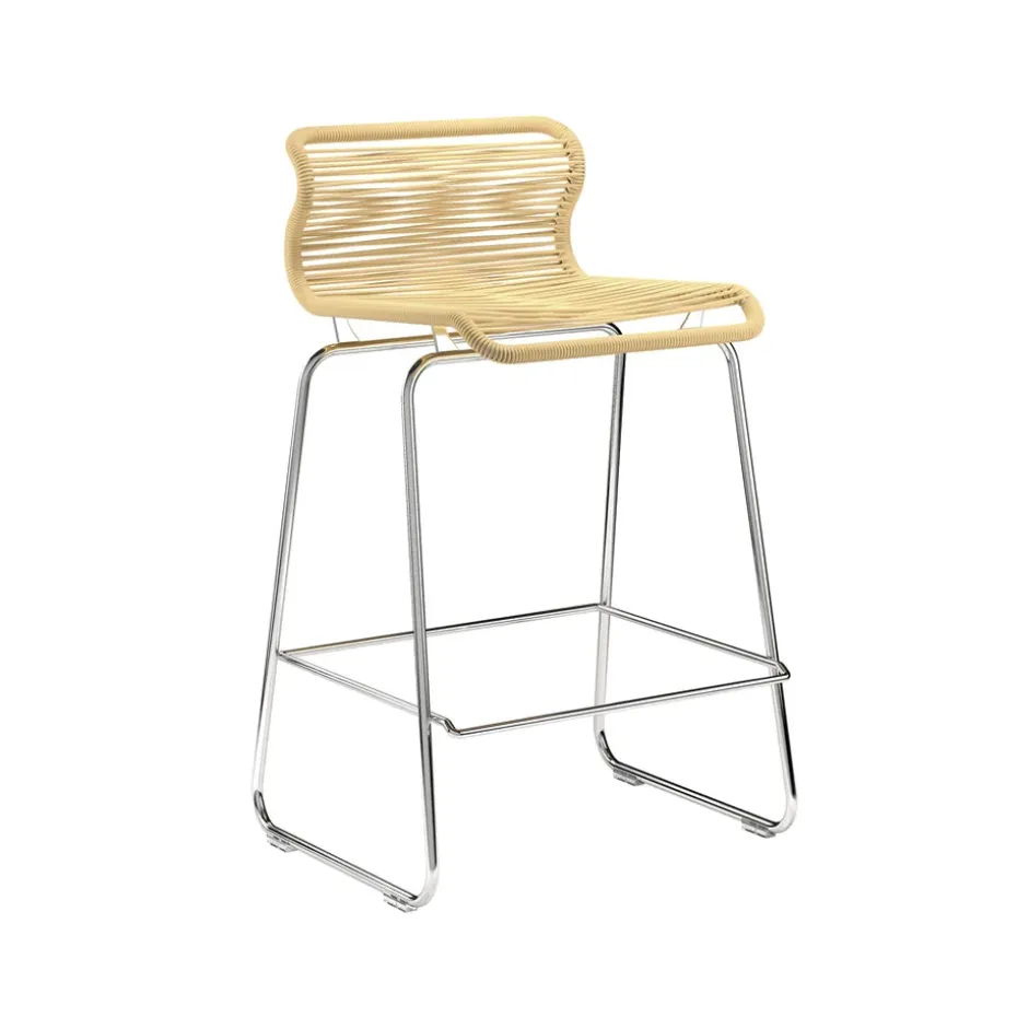 Taburete bar Panton One kitchen, Vincent, acero inoxidable