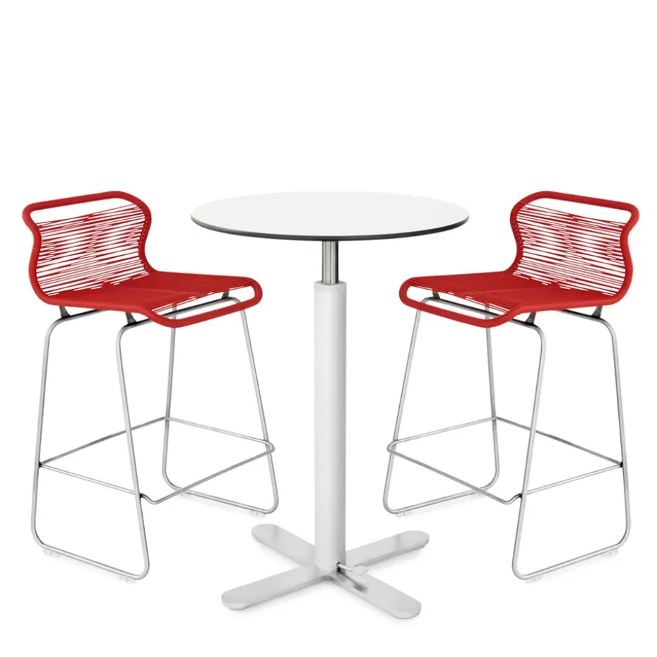 Taburete bar Panton One kitchen, Duke, acero inoxidable