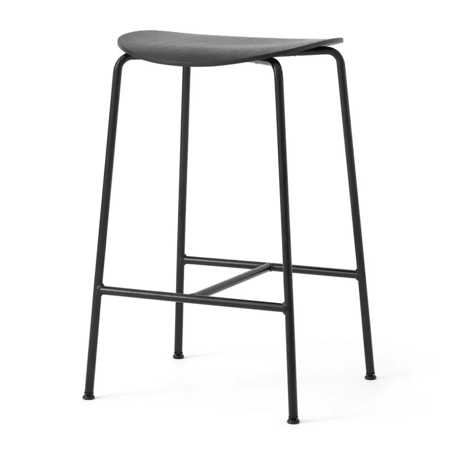 Taburete bar Pavilion AV37 68 cm, Black-black lacquered oak