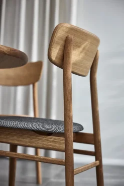 Taburete bar Prima Vista, Marrón/beige-roble aceitado