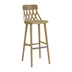 Taburete bar Y5 78 cm, Roble aceitado