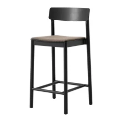Taburete Betty TK14 Counter Chair 65 cm, Fuse 0351-fresno lacado negro