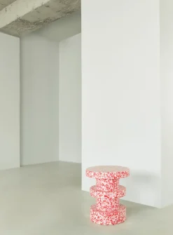 Taburete Bit Stack, Rojo