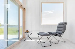 Taburete Chico Soft, Antracit, estructura de aluminio