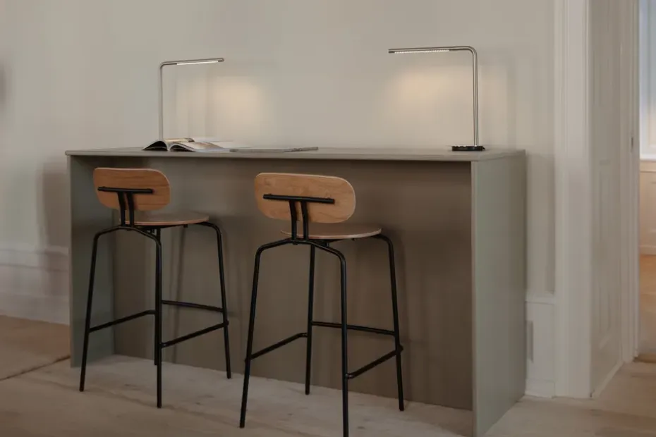 Taburete Curious 75 cm, Oak-black