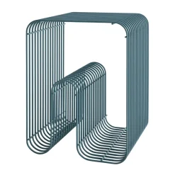 Taburete Curva, Dusty blue