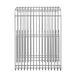 Taburete Curva, plata