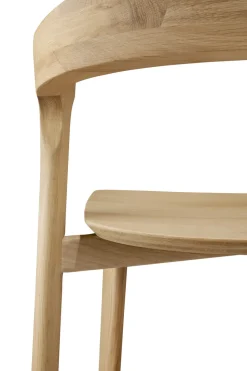 Taburete de bar Bok, Roble lacado, 65 cm