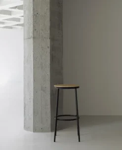 Taburete de bar Circa 75 cm., Roble