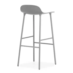 Taburete de bar con patas de metal Form 75 cm, gris