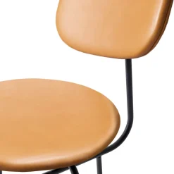 Taburete de bar con tapizado de cuero 63,5 cm, Dakar 0250