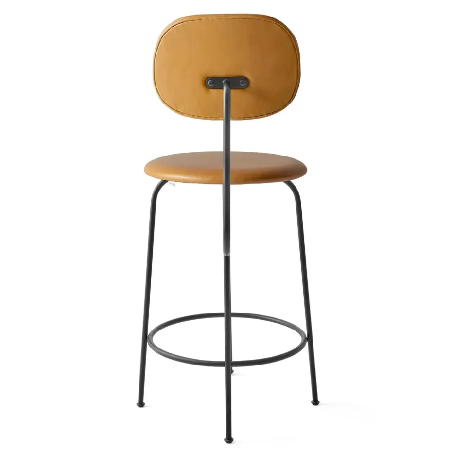 Taburete de bar con tapizado de cuero 63,5 cm, Dakar 0250