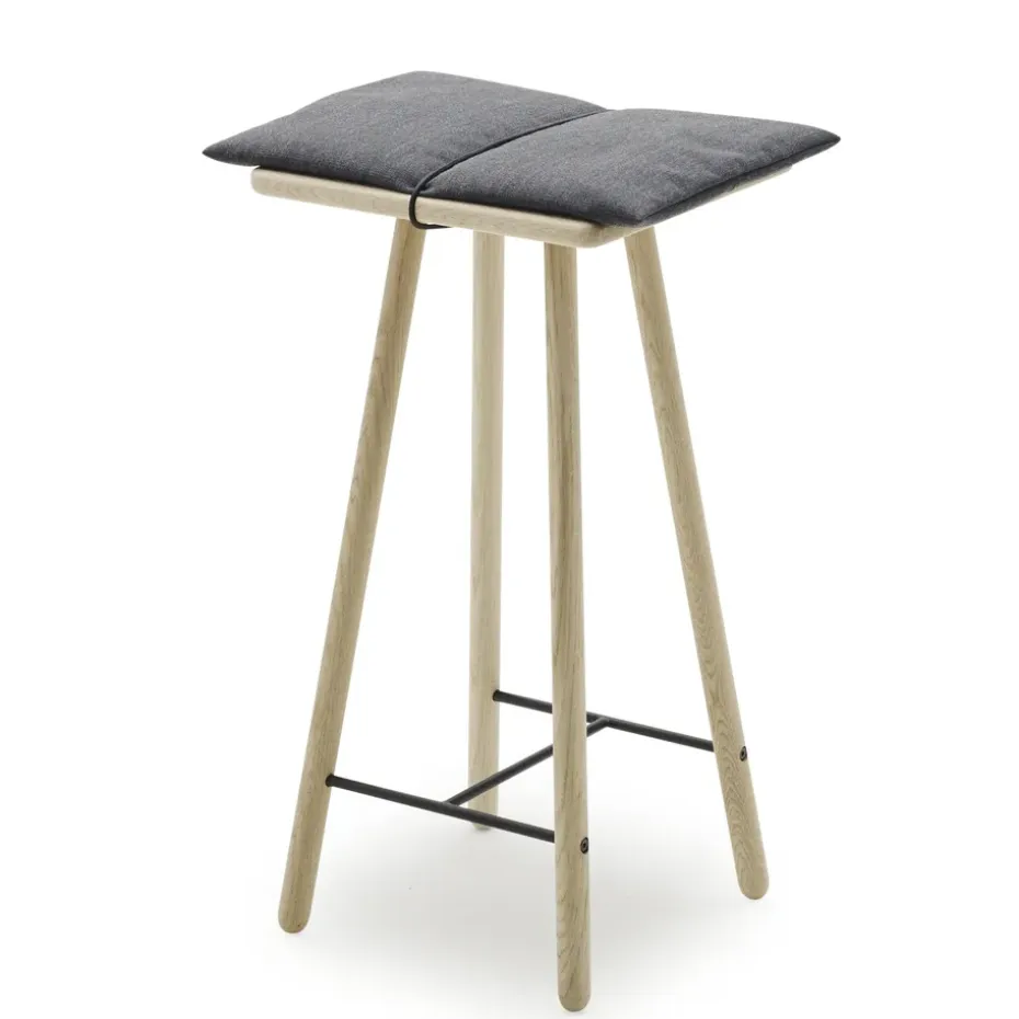 Taburete de bar Georg bajo, Roble