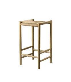 Taburete de bar J164C Counter Squared, Oak nature lacquered