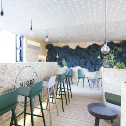 Taburete de bar Nerd 75 cm, Verde oscuro