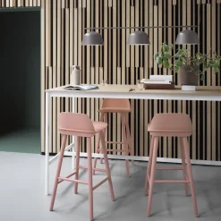 Taburete de bar Nerd 75 cm, Tan rose