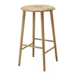 Taburete de bar Norrabo 65 cm, Naturlackad ek