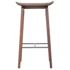 Taburete de bar NY11 65 cm, Dark smoked oak
