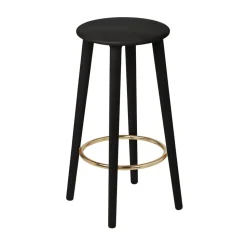 Taburete de bar The Socialite Counter 67,5 cm, Black oak