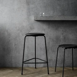 Taburete Dot cuero, Cowboy black