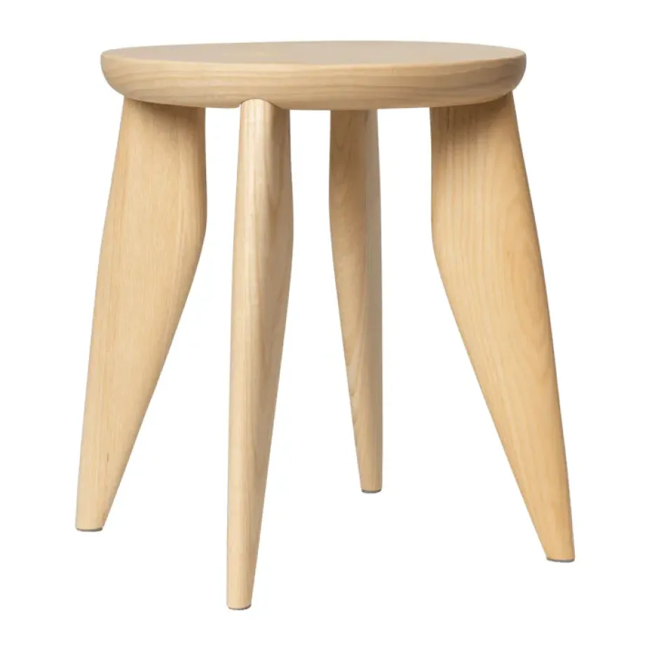 Taburete Feve kids , fresno sin tratarn