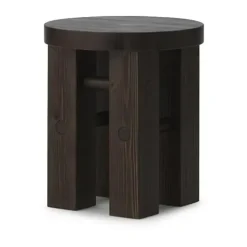 Taburete Fyr 45 cm, Dark brown