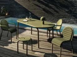 Taburete Groove 45 cm, Musgo