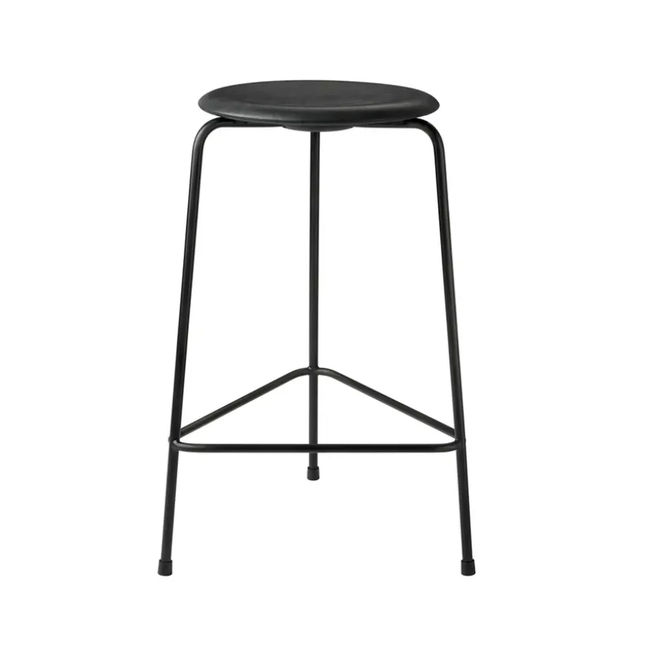 Taburete High Dot cuero, Cowboy black