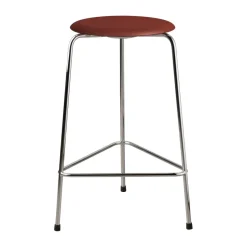 Taburete High Dot cuero, Chestnut